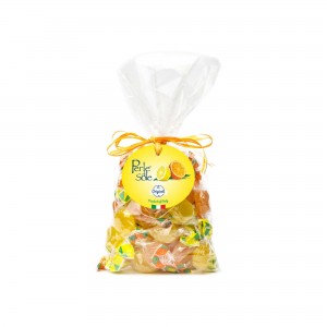 Lemon and orange flavored gelée candies Lemon and orange flavored gelée candies
