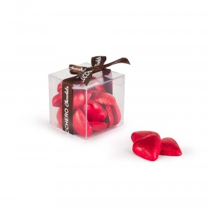 Red Hearts in Cube Red Hearts in Cube