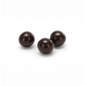 Limoncello flavored dark chocolate dragées Limoncello flavored dark chocolate dragées